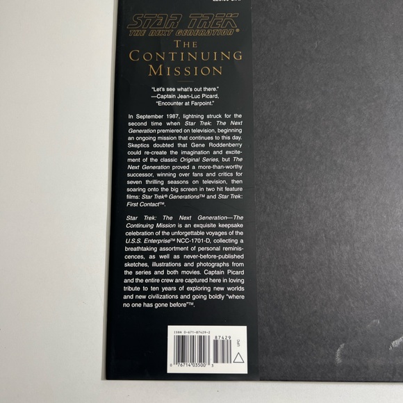 Star Trek: The Next Generation | The Continuing Mission | movie program - Picture 3 of 4